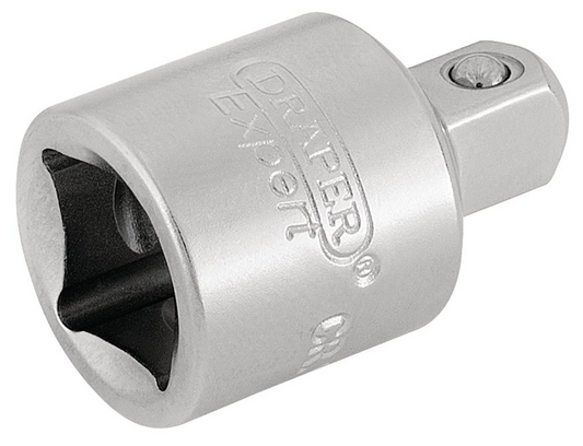 Draper 3/8FX1/4M DRIVE CONVERTER PCKD 16803 Socket Converters (Polished Chrome)