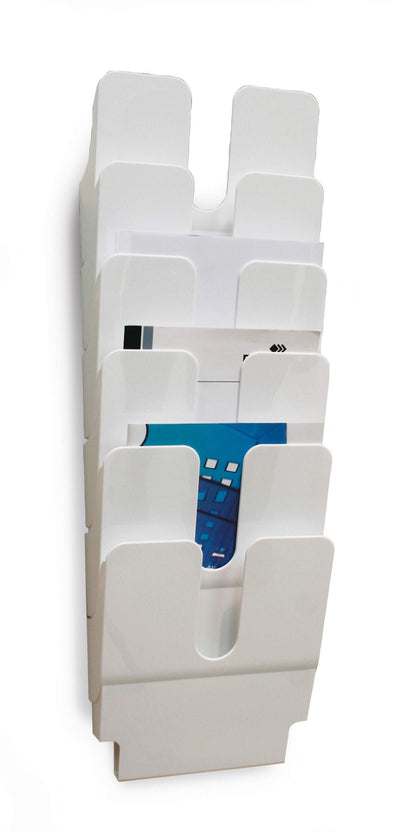 Durable FLEXIPLUS 6 Wall Mounted Literature Holder | A4 Portrait