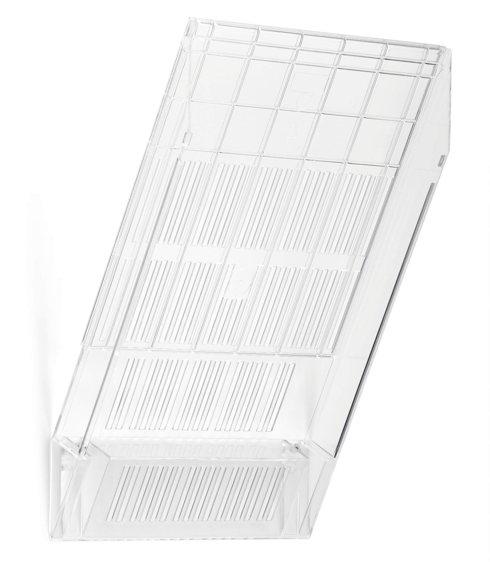 Durable Tray Extension for FLEXIBOXX A4 Portrait Literature Holder | Clear