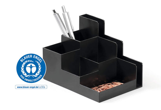 Durable OPTIMO Desk Stationery Organiser Tray Pen Pencil Tidy Storage | Grey