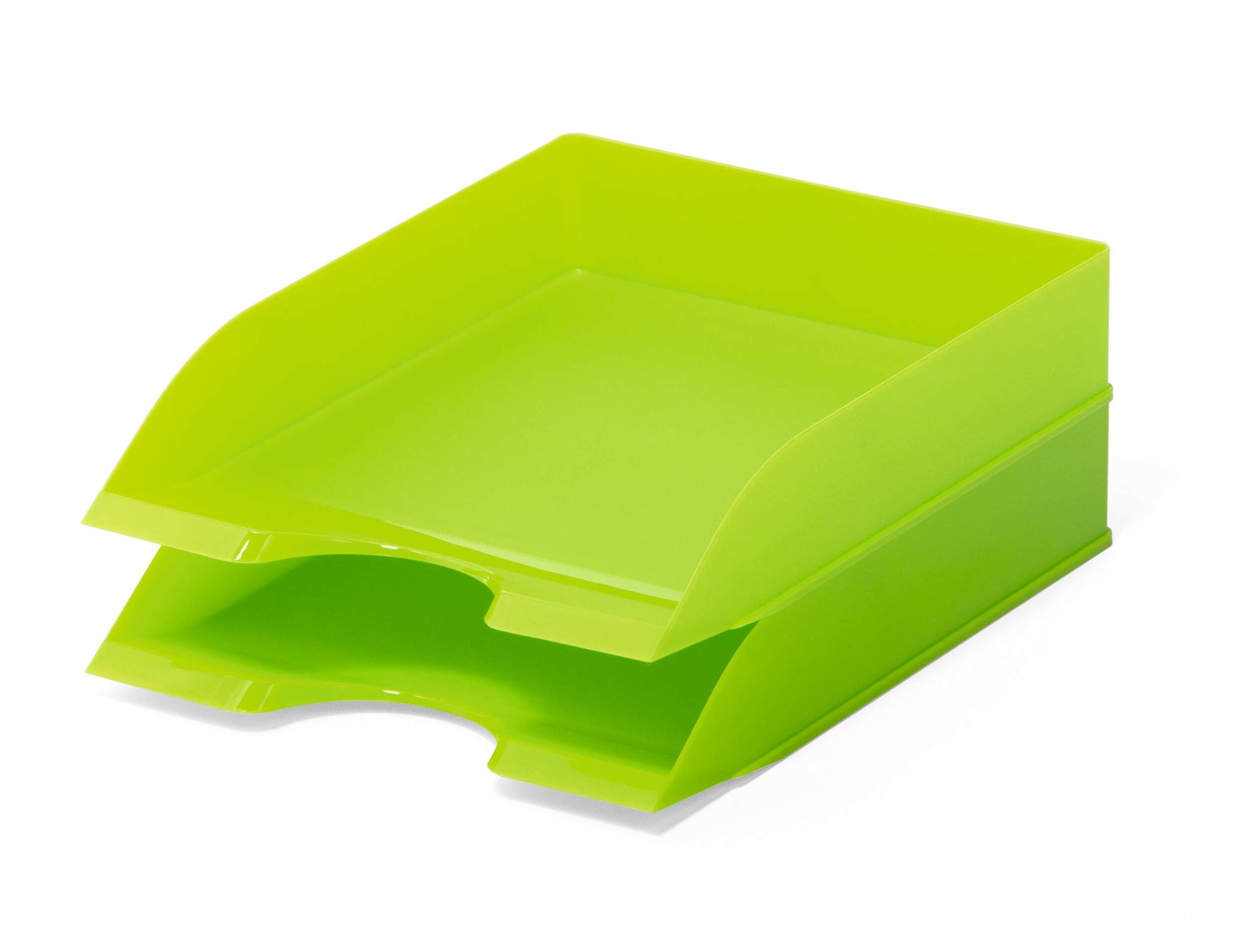 Durable Stackable Letter Tray Document Organiser Paper File | A4+ Green