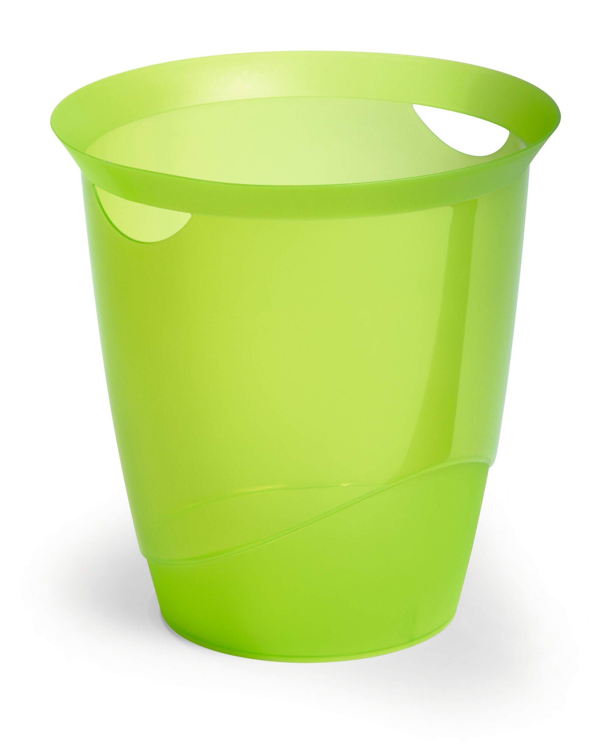 Durable TREND Plastic Waste Bin | Pack of 6 | 16 Litre | Light Green