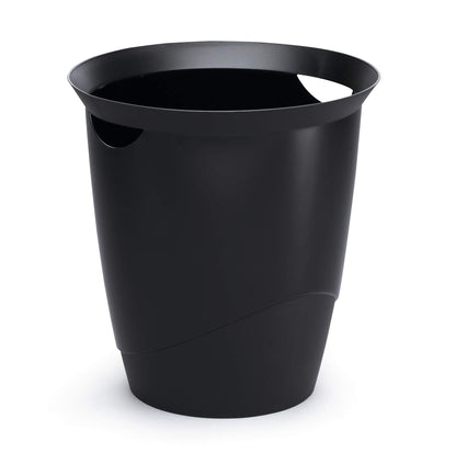 Durable TREND Plastic Recycling Waste Bin | 16 Litre | Black