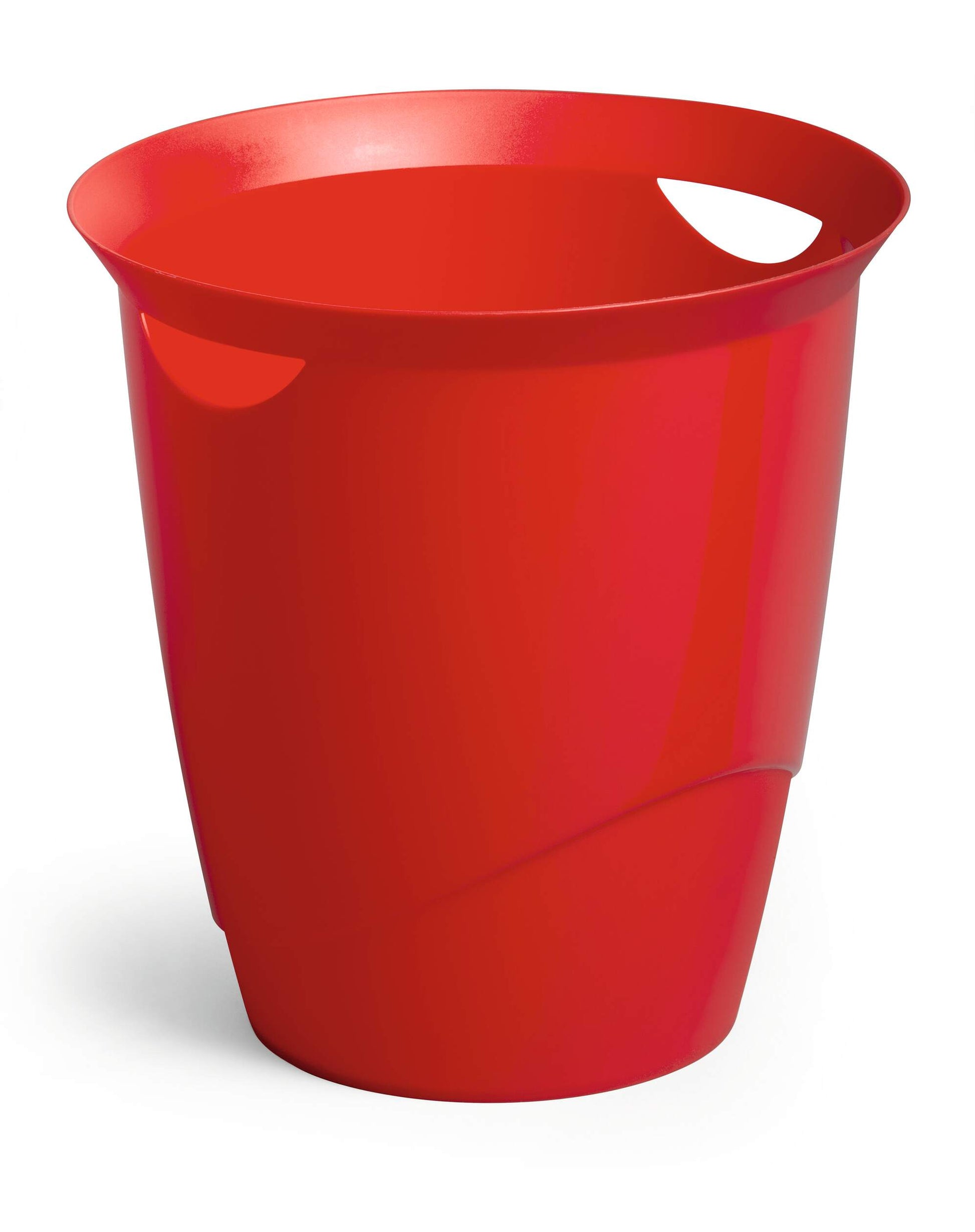 Durable TREND Plastic Recycling Waste Bin | 16 Litre | Red