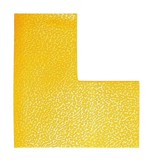 Durable Heavy Duty Adhesive Floor Marking L Shape Corner | 10 Pack | Yellow