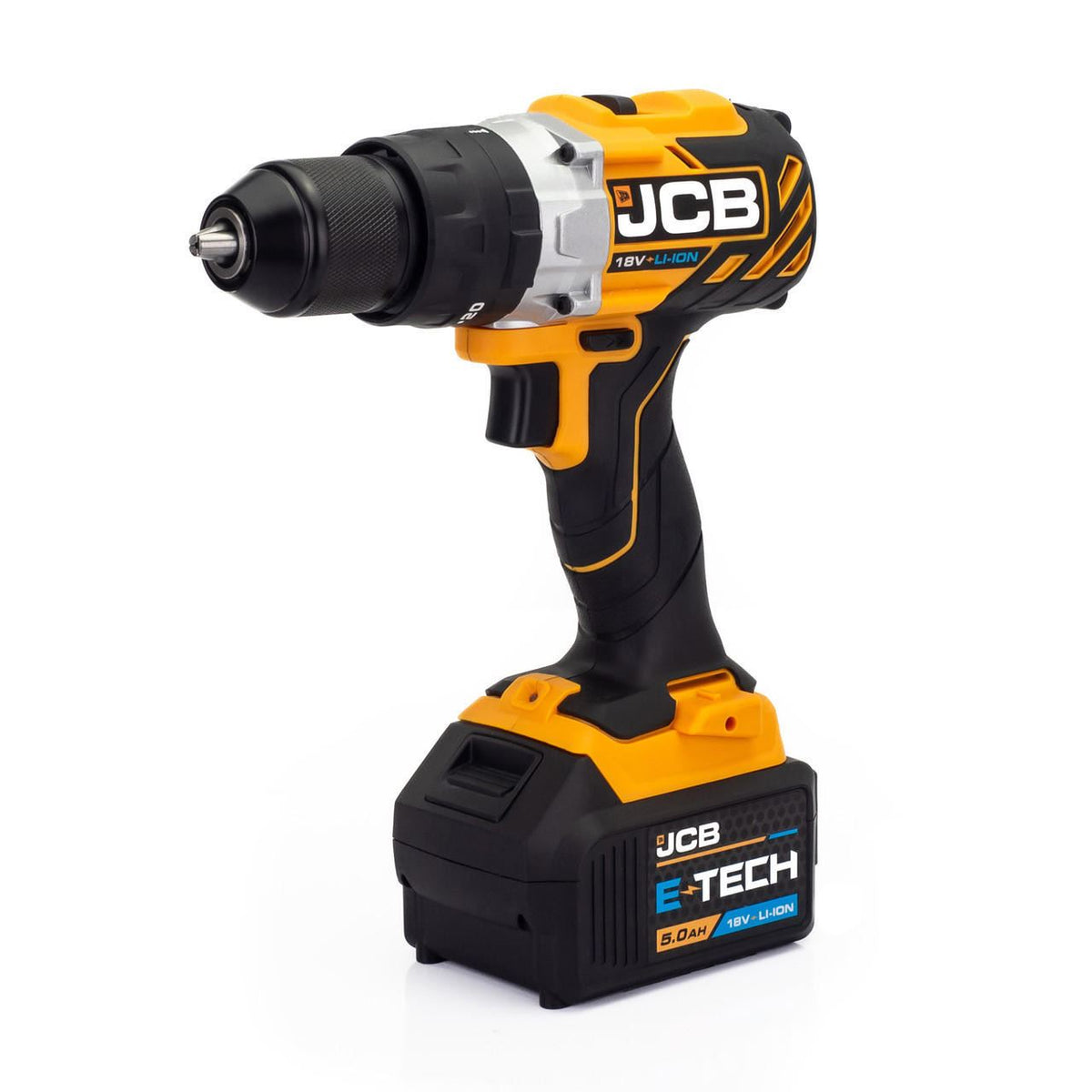 JCB JCB-18BLCD-5X-B Cordless Combi Drill 18V 65Nm Brushless 5.0Ah 2.4A Charger Hammer Drill Driver Cordless Drill