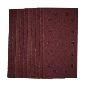 Draper SANDING SHEET 115X230MM 40G 55805 55805 1/2 Sanding Sheets with Hook and Loop, 115 x 230mm (Pack of 10)