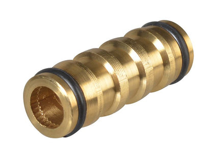 Faithfull FAIHOSEJOIN Brass 2-Way Hose Coupling 12.5mm (1/2in) |