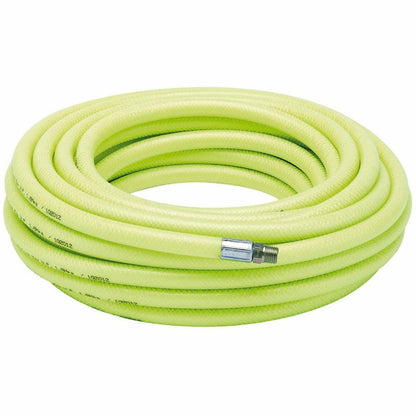 23190 Draper High-Vis Air Line Hose, 15.2m, 8mm Bore, 1/4 BSP 4319HV Air Hoses Professional Trade DIY Workshop Garage Use