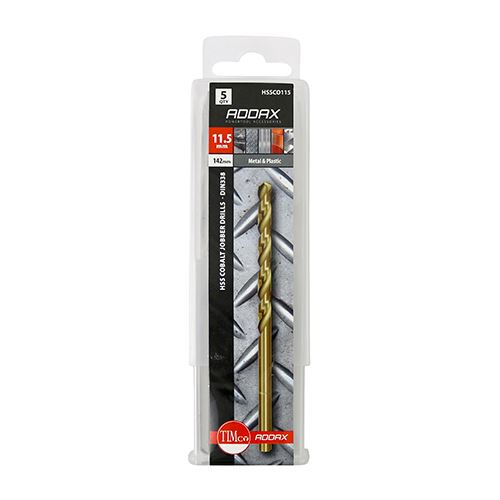 TIMCO HSS-CO Jobber Drill Bit Cobalt 11.5mm Pack 5
