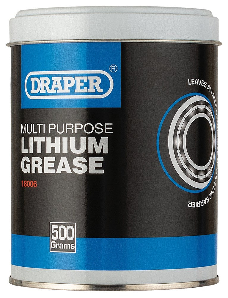 DRAPER 18006 - Multi Purpose Lithium Grease - Tub (500g)