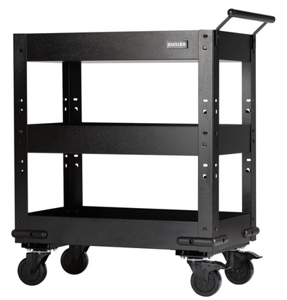 BUNKER  3 Tier Trolley with Pull Handle, 714mm