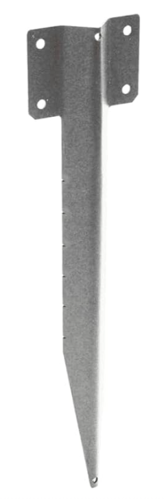 Perry 715/S SleeperSecure A2 304 Stainless Steel Single Straight Sleeper Support Spike for Timber Railway Sleepers Garden Borders Raised Beds Landscaping and Retaining Walls