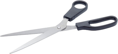 Fit For The Job 10 Inch Stainless Steel General Purpose Scissors with Plastic Handle for Decorating, Wallpaper and Everyday Cutting