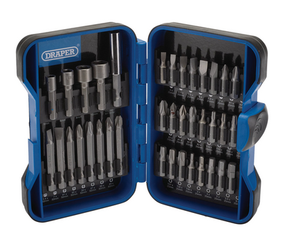 Draper 37PC SCREWDRIVER BIT SET 18561 18561 Insert Bit Set (37 Piece)