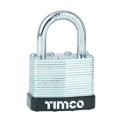TIMCO Laminated Padlock 40mm Pack 1