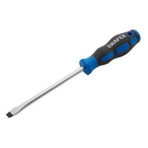 Draper 8 X 150MM PLAIN SLOT S/DRIVER 48924 Soft Grip Plain Slot Screwdrivers