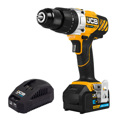 JCB 21-18CD-4XB Combi Drill 4.0Ah 2.4A 18V Hammer Drill Driver Cordless Drill