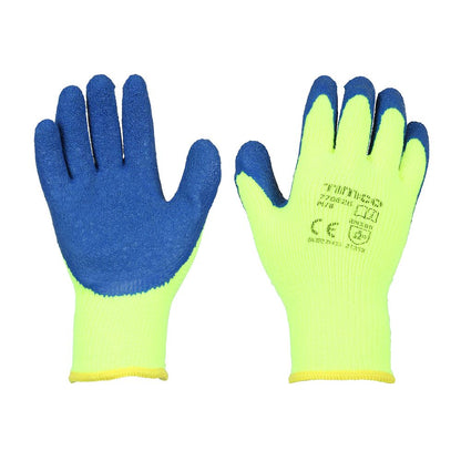 TIMCO Warm Grip Glove Latex Crinkle Medium Pack 1