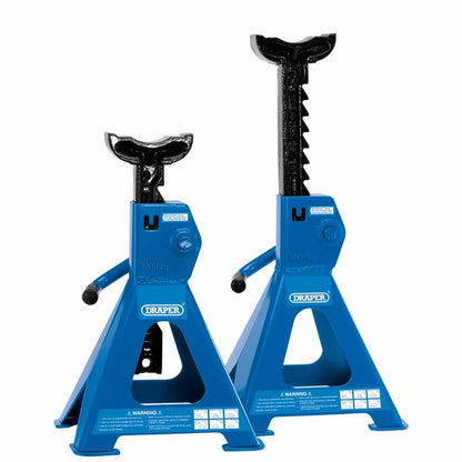 Draper AXLE STANDS (2) 2 TONNE 30878 2 tonne Ratcheting Axle Stands (Pair)