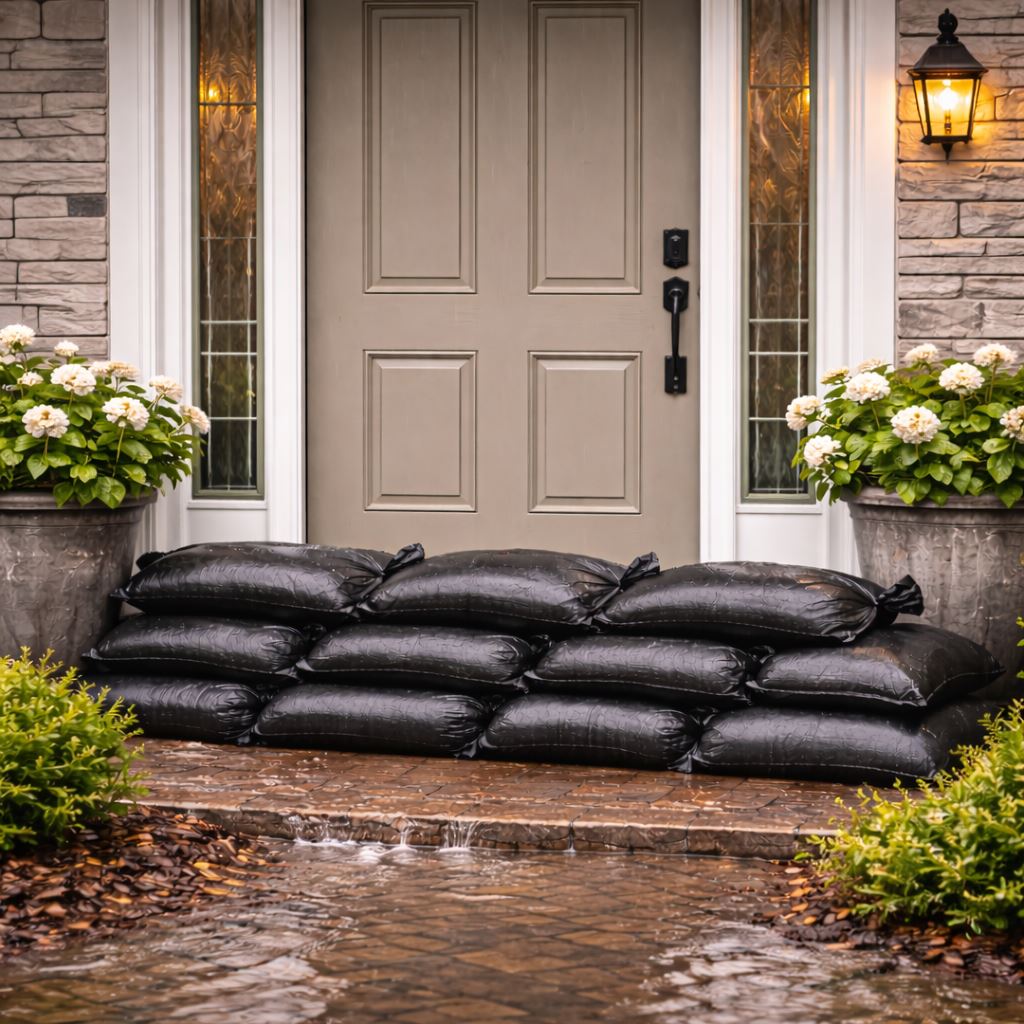 Yuzet Black Sandbag Polypropylene Woven UV Proof Rot Proof- Empty