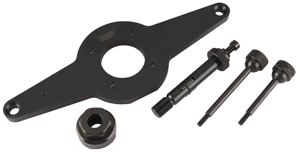 Draper VIBRATION DAMPER HOLDING KIT 19197 Vibration Damper Holding Tool (AUDI, SEAT, SKODA, VOLKSWAGEN)