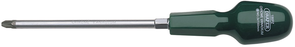 Draper NO3X150MMPZ-TYPE S/DRIVER BULK 19509 Cabinet Pattern PZ TYPE Screwdrivers (sold loose)