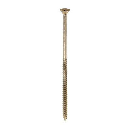 TIMCO Classic Screw PZ2 CSK ZYP 5.0 x 120 Gold Pack 100