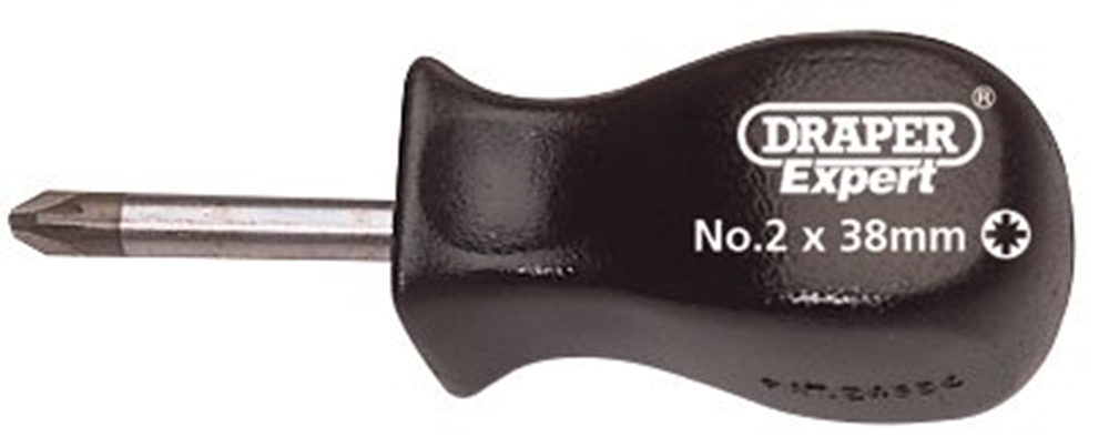 Draper NO2X38 PZ-TYPE S/DRIVER-PCKD 19543 Mechanic's Pattern PZ TYPE Screwdrivers