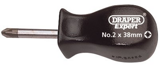 Draper NO2X38 PZ-TYPE S/DRIVER-PCKD 19543 Mechanic's Pattern PZ TYPE Screwdrivers