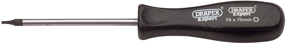 Draper T6X75MM TX-STAR S/DRIVER PCKD 19549 Mechanic's Pattern Draper TX-STARÂ® Drivers