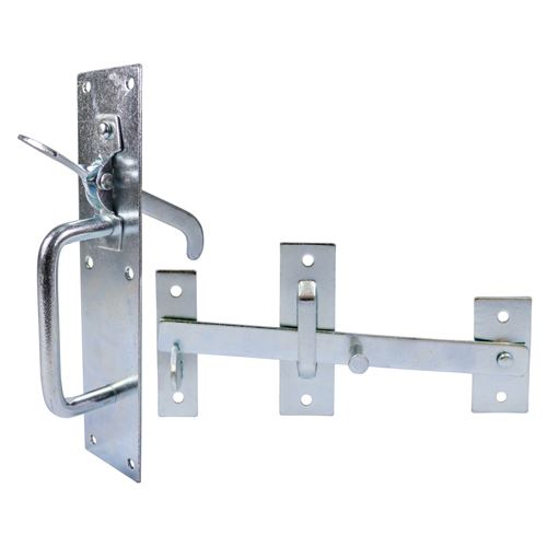 TIMCO Medium Suffolk Latch Zinc 205 x 45mm Pack 1