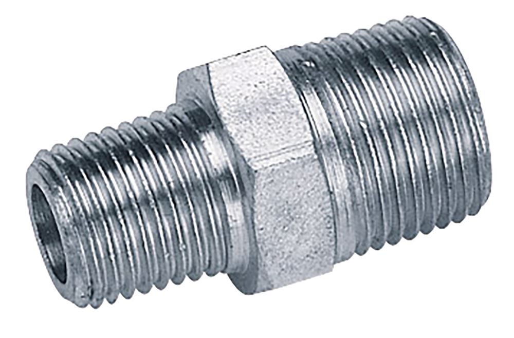 25868 Draper 3/8 Male to 1/4 Male BSP Taper Reducing Union (Pack of 3) A6899 PACKED Air Fittings Professional Trade DIY Workshop Garage Use