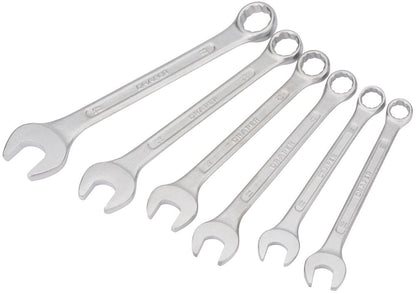 68479 Draper Redline Redline Metric Combination Spanner Set, 10 - 17mm (6 Piece) Socket Set Metric Spanners Professional Trade DIY Workshop Garage U