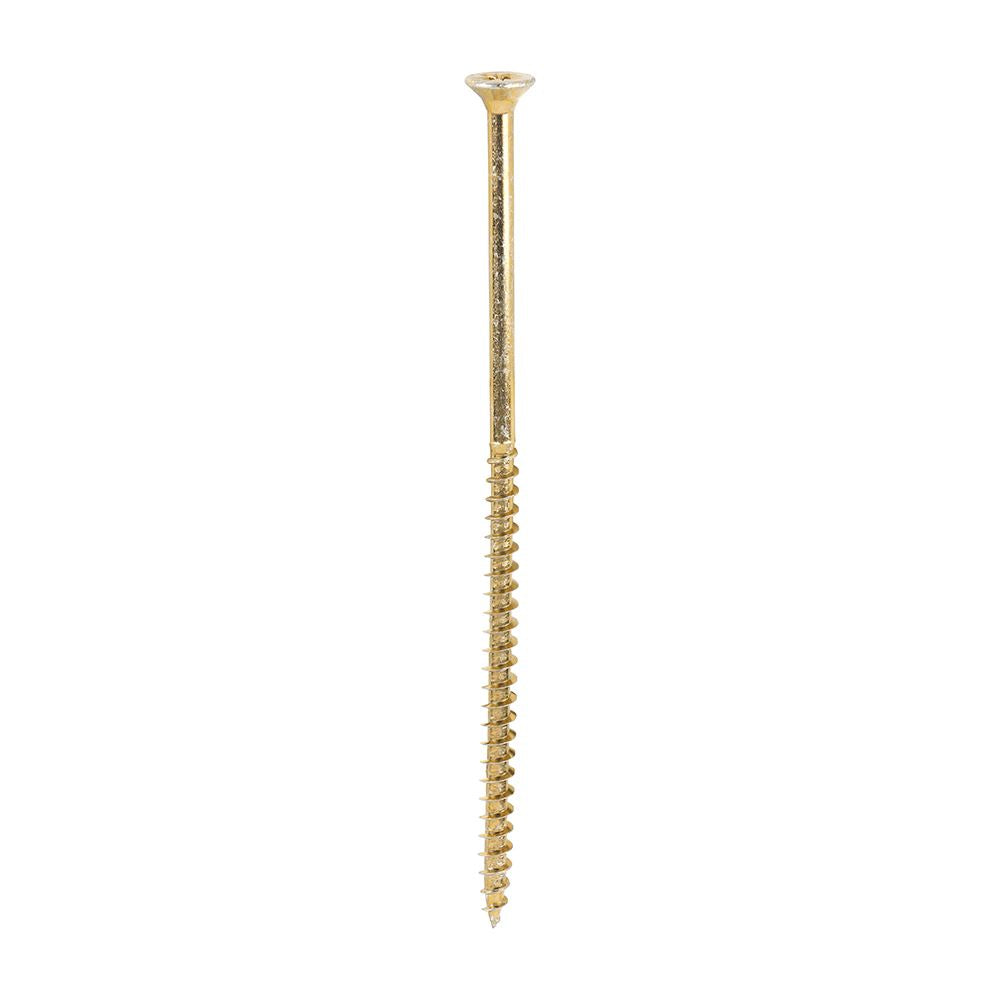 TIMCO Solo Woodscrew PZ2 CSK ZYP 5.0 x 120 Gold Pack 100