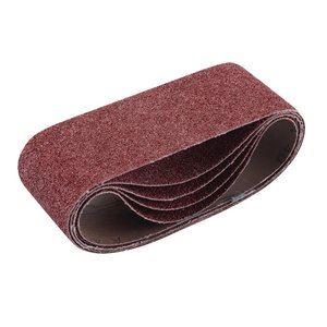09233 Draper Cloth Sanding Belt, 75 x 457mm, 40 Grit (Pack of 5) SB75457 Sanding Belts Aluminium oxide Professional Trade DIY Workshop Garage Use