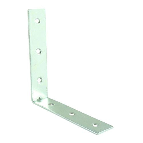 TIMCO Corner Brace - BZP 100 x 100 x 22 Silver Pack 2
