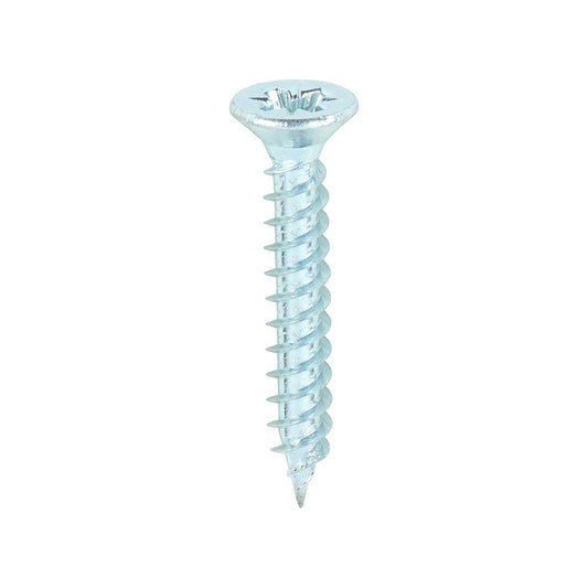 TIMCO Solo Woodscrew PZ1 CSK Zinc 3.0 x 20 Silver Pack 200