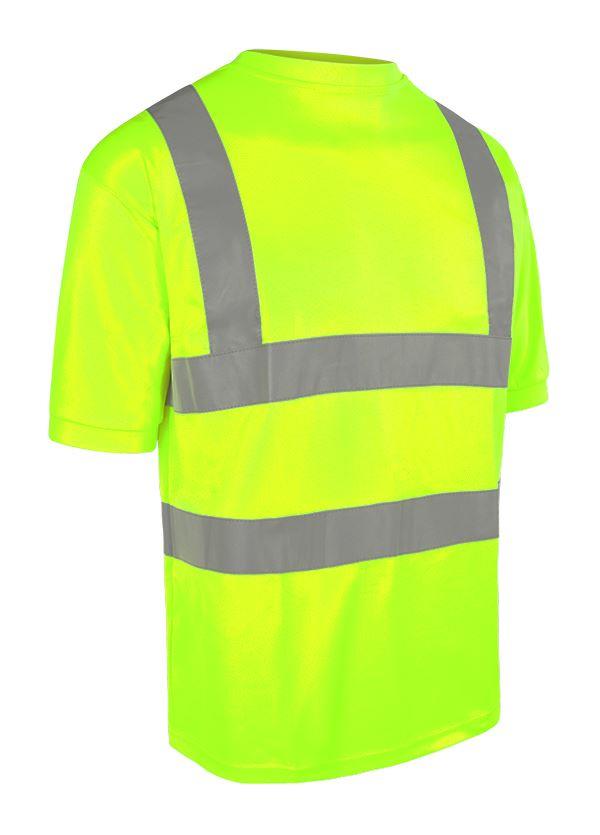 BEESWIFT CREW NECK HI-VIS SHORT SLEEVE T-SHIRT SATURN YELLOW XL