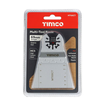 TIMCO MTool Blade Straight Coarse 69mm Pack 1