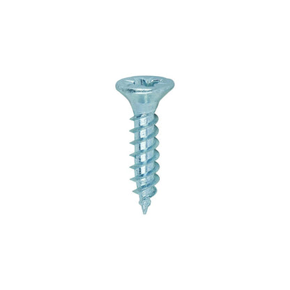 TIMCO Twin Woodscrew PZ2 CSK Zinc 6 x 5/8 Silver Pack 200