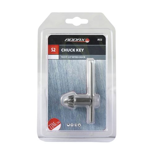 TIMCO Chuck Key S2 To Fit 1/2" Keyed Chuck Pack 1