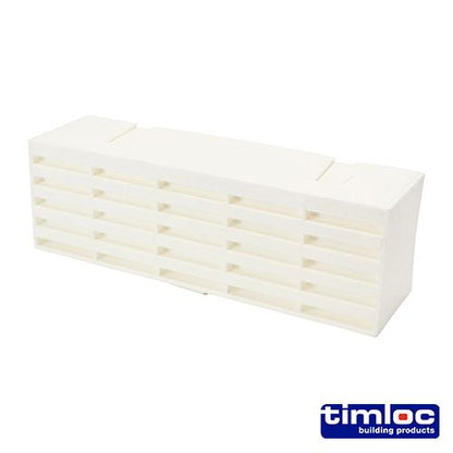 TIMCO Plastic Airbrick White 215 x 69 x 60 White Pack 20