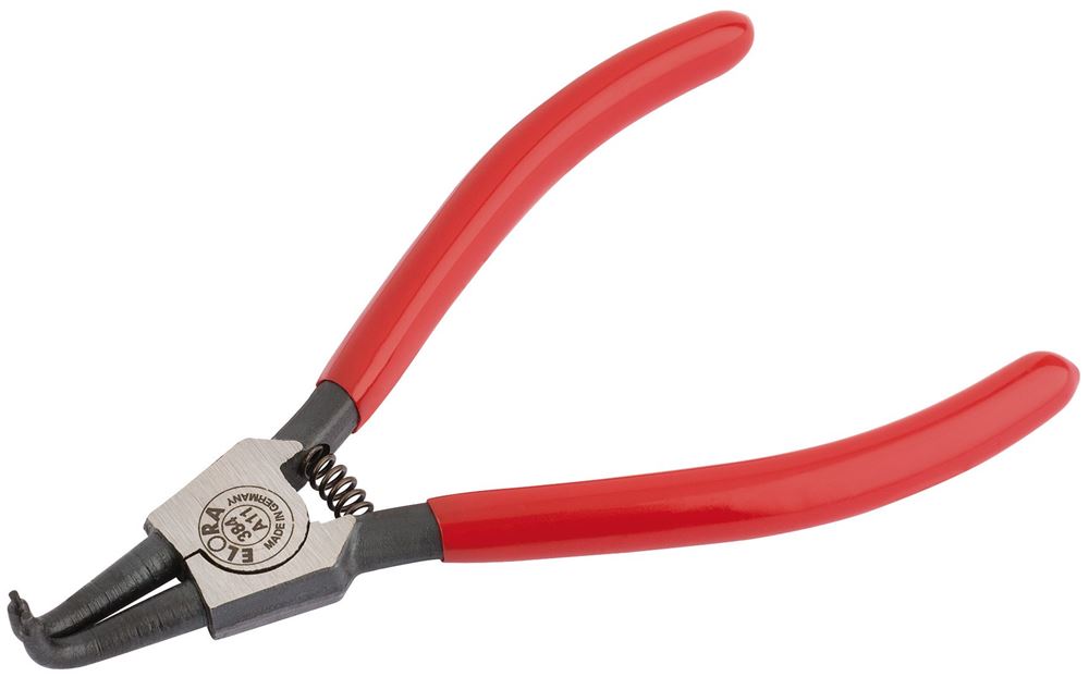Draper 130MM EXTERN.CIRCLIP PLIER BNT 21298 90Â° Tip External Circlip Pliers