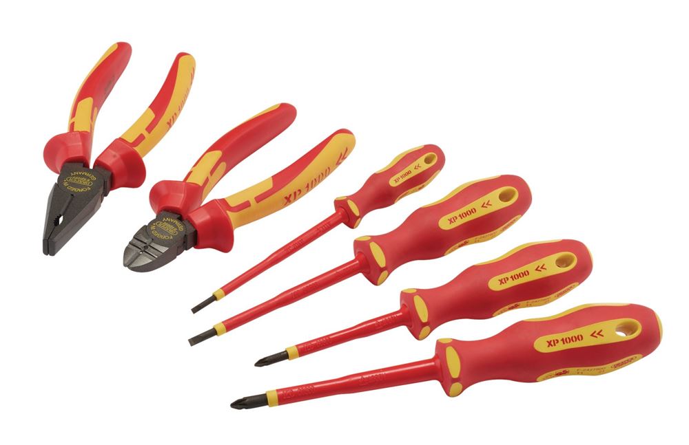 Draper XP1000 6PC SDRIVER & PLIER SET 94848 94848 VDE Screwdriver and Pliers Set (6 Piece)