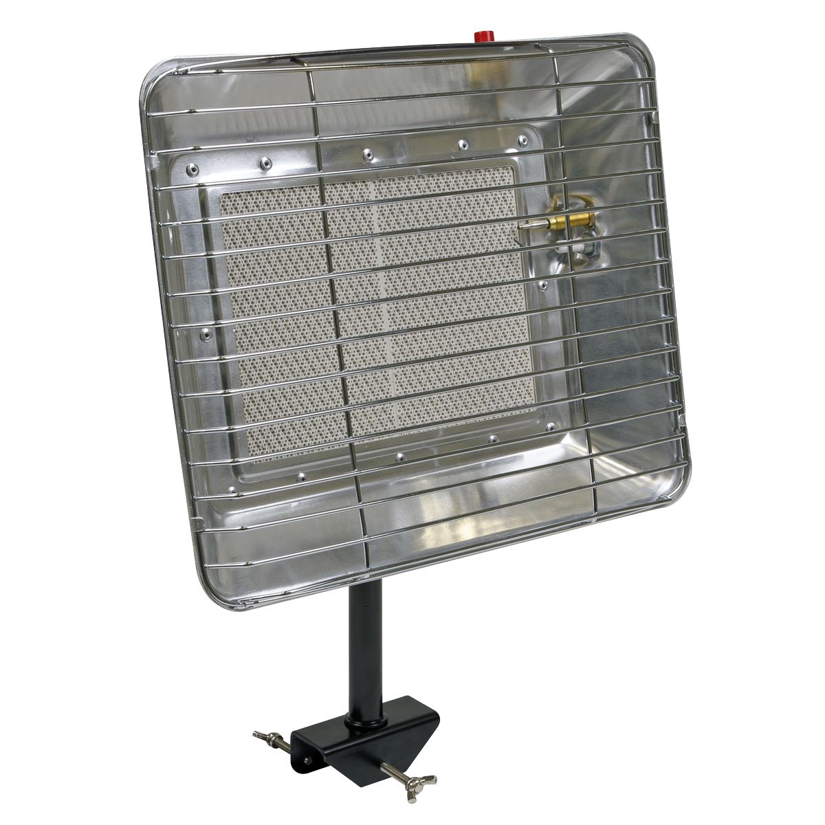 Sealey LP13 Bottle Mounting Propane Heater 14,330Btu/hr | 14,330Btu/hr(4.2kW) | Will use gas left in bottle when pressure is too low to run bigger