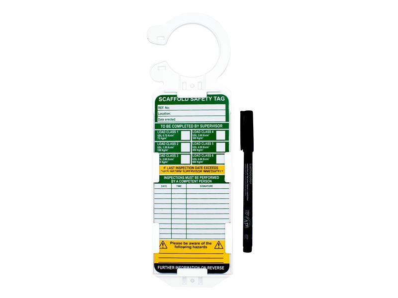 Scan SCASCAFTAGB Scaffold Tag Kit - 10 Kits per Box |