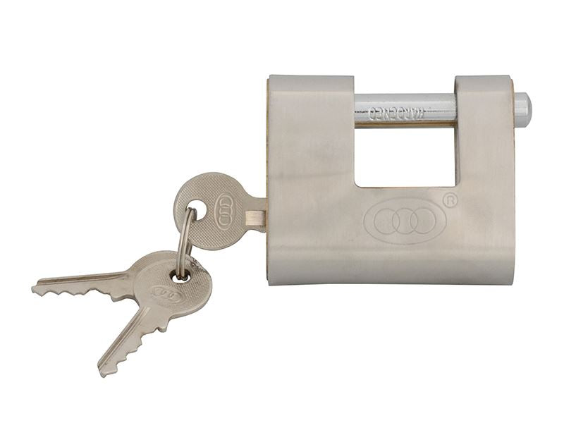 Faithfull FAIPLB60SHUT Brass Shutter Padlock 60mm |