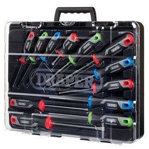 Draper SET 6 - 12PC SET - REGULAR (M) Soft Grip Screwdriver Set (12 Piece)