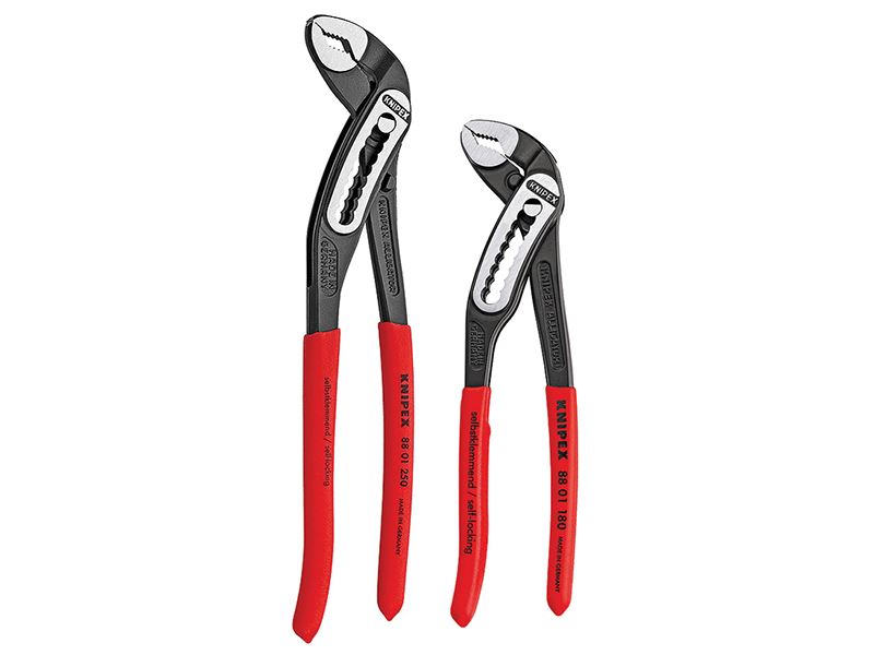 Knipex 00 31 20 V02 Alligator® Water Pump Pliers Set of 2 (180mm & 250mm)